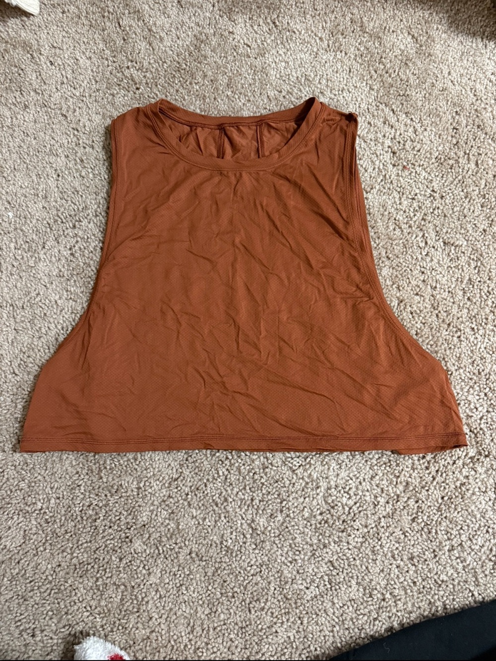 lululemon athletica Rust Crop Tank